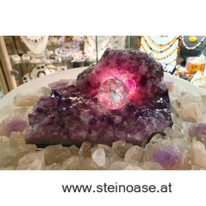 Zimmerbrunnen Amethyst & Kugel